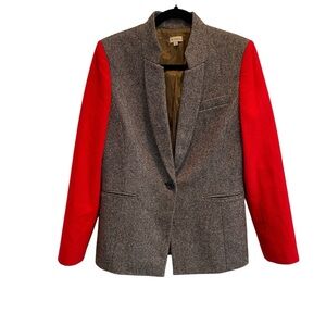 Daniel Cremieux Cocoa and Red Women's Jacket women's size 8